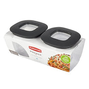 Rubbermaid .5-Cup, 2-Pack / Container w/ Lid / Gray Container Sets