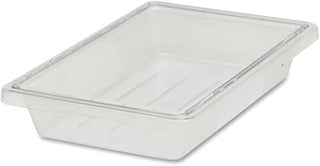 Rubbermaid Commercial Products Food Storage Box/Tote, 5 Gallon, Clear, for Restaurant/Kitchen/Cafeteria