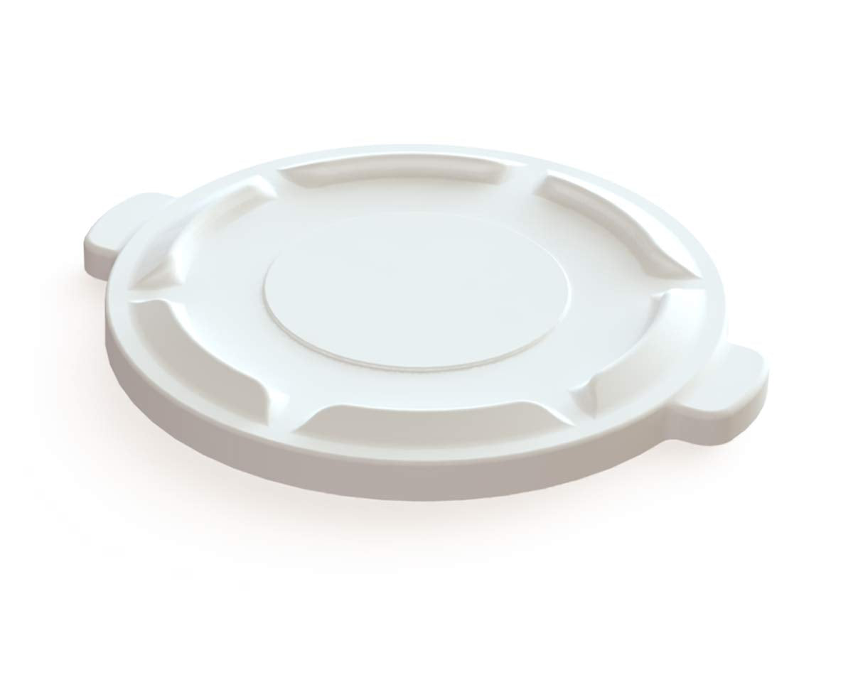 Value Plus Container Lid White 20 gal by Impact Products – 20.0 gallons, Blend, White, Model GL200201