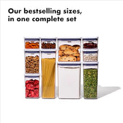 OXO 10-Piece Set / White / 10 Piece Set Kitchen Storage & Organization Accessories