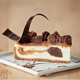 SWEET STREET DESSERTS Sweet Street Caramel Brownie Bite Cheesecake, 4.93 Pound - 2 per case.