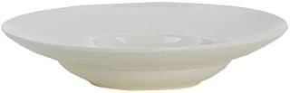 Tuxton China AMU-064 Pasta/Salad Bowl, 15-1/2 oz., 11-3/4" Diameter x 2-1/4" H, Round, Microwave and Dishwasher Safe, Oven Proof, Fully Vitrified, Ceramic, AlumaTux, Modena, Pack of 12