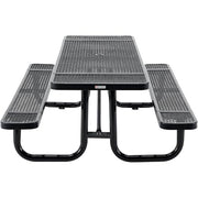 Global Industrial Black / Industrial / 96 inches x 30 inches x 17 inches Picnic Tables