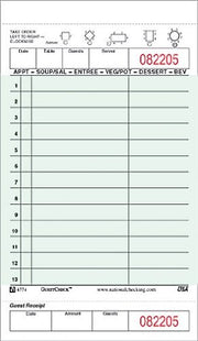 Guestcheck 4.25 X 7.25 1Pt Check (G4774Sp) 50 Books/Case