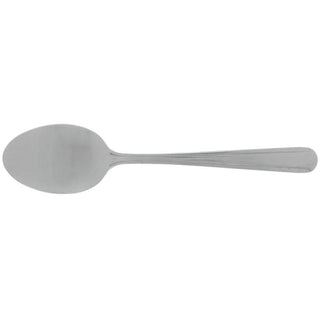 Dominion Dessert Spoon 18/0 Stainless Steel - Box of by HUBERT – Stainless Steel, Silver, Pack of 12, Model HDO-03-HB