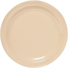 GET DP-508-T Supermel Lunch Plates, 8" Diameter Melamine Plates, Tan, Case of 2 Dozen