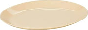 G.E.T. OP-1080-MA Manila 10" x 7.75" Oval Coupe Platter (Pack of 12)