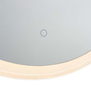 Super Star Round LED Mirror by NOVA of California – 30"L x 30"W, Glass, Silver, Model 4111728