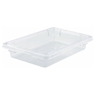 Polyware Food Storage Box by Winco – 12 x 18 x 3.5 inches, Polycarbonate (PC), Multicoloured, Model PFSH-3