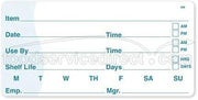 DayMark - 110084 - DissolveMark 2 in x 4 in Use By/Shelf Life Label
