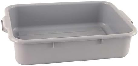 Crestware Heavy-Weight Bus Tub, 7-Inch, Gray