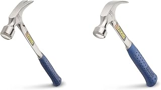 Estwing 22 oz Straight Claw Hammer (E3-22S) and 16 oz Curved Claw Hammer (E3-16C) Bundle