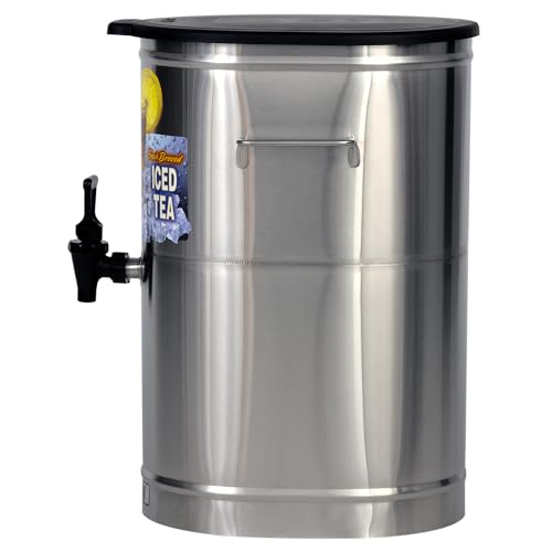 Bunn 4 Gallon / Solid Lid / Silver Iced Beverage Dispensers