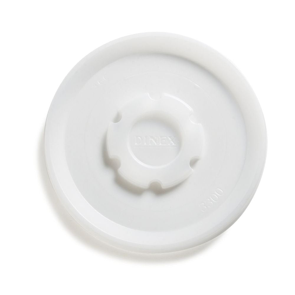 DINEX DX33008714 Polystyrene Disposable Lid, 4-3/8" Diameter, Translucent, For Turnbury 9oz Insulated Bowl (Case of 1000)