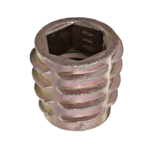 E-Z LOK M8-1.25 Internal Threads, 0.512" Length / Copper / 13mm Length Threaded Inserts