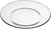 Libbey Crisa Moderno Dinner Plate, 10-1/2-Inch, Box of 12, Clear