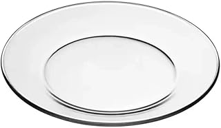 Libbey Crisa Moderno Dinner Plate, 10-1/2-Inch, Box of 12, Clear