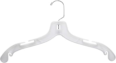 Clothing Hangers 17" White Heavy Duty, case of 100