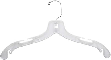 Clothing Hangers 17" White Heavy Duty, case of 100