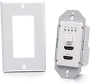 C2G Dual 4K HDMI HDBaseT + RS232 Single Gang Wall Plate Transmitter