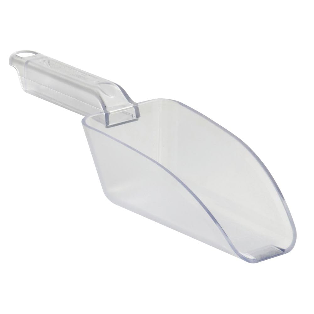 Clear Polycarbonate Serving Scoop by HUBERT – Medium, Polycarbonate (PC), Clear, Model 404002