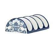 10 Strawberry Street Set of 2 Taco Cradles / Talavera Blue / 1 Serveware Accessories