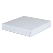 SCT Clay Coated Kraft Paperboard White Pizza Box by SOUTHERN CHAMPION TRAY – 9" Length x 9" Width x 1-1/2" Height, Cardboard, White, Pack of 100, Model 1405
