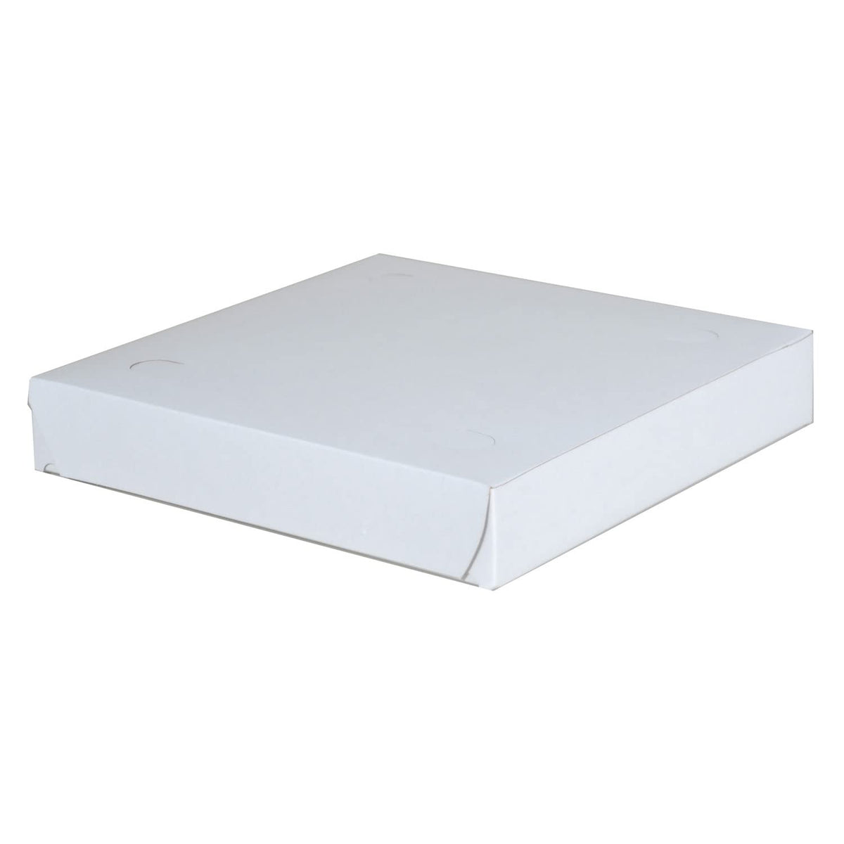 SCT Clay Coated Kraft Paperboard White Pizza Box by SOUTHERN CHAMPION TRAY – 9" Length x 9" Width x 1-1/2" Height, Cardboard, White, Pack of 100, Model 1405