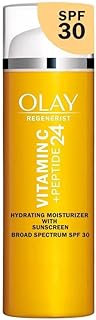 Olay Vitamin C Hydrating moisturizer with sunscreen, SPF 30, 1.7 Oz