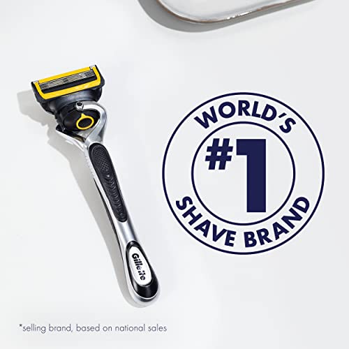 Gillette 1 Count (Pack of 2) / Handle + 1 Refill / Black Cartridge Razors