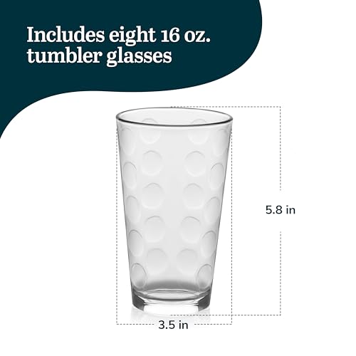 Libbey Reno / Set of 8 / 16.0 fluid_ounces Tumblers & Water Glasses