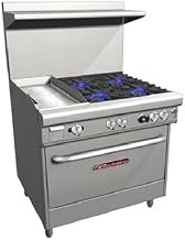 Southbend H4361A-1G Range, 36", 4 Open Burners, 12" Griddle