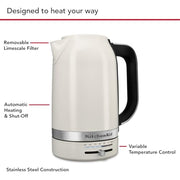 KitchenAid Porcelain White / 1.7 Liters / 1 Electric Kettles