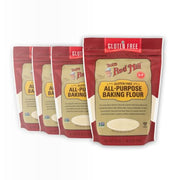 Bob's Red Mill 22 Ounce (Pack of 4) / Red,white / Resealable Wheat Flours & Meals