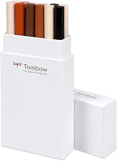 Tombow Art Dual Blendable Brush Pens : Skin Tones : Set of 12