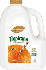 Tropicana Orange Juice, Lots of Pulp, 128 oz