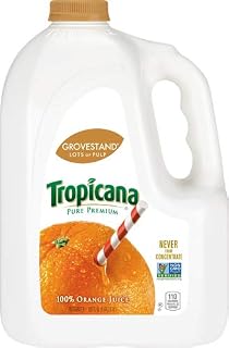 Tropicana Orange Juice, Lots of Pulp, 128 oz