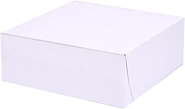 SOUTHERN CHAMPION TRAY SCT Standard White Bakery Boxes 8X8X3, 250 Count
