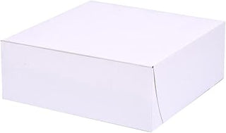 SOUTHERN CHAMPION TRAY SCT Standard White Bakery Boxes 8X8X3, 250 Count