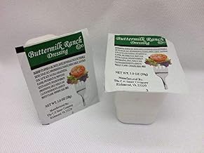 Sauer Buttermilk Ranch Dressing, Single Serve Containers, 1 oz, Case of 100