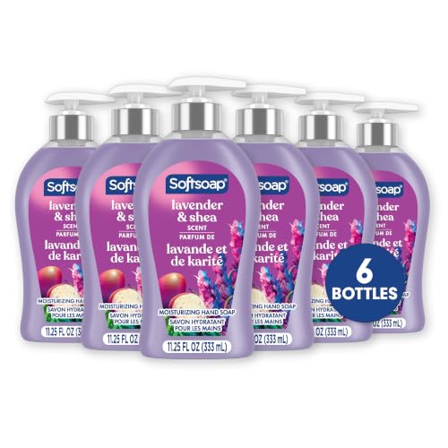 Softsoap Lavender & Shea Butter / 11.25 Fl Oz (Pack of 6) / Purple Hand Wash