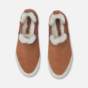 Women's Skyla Bay 2.0 Mid Warm Lined Sneaker by Timberland – Leather, Rust Suede, Model TB0A2AEW