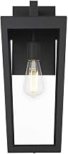 William One Light Outdoor Wall Sconce Black