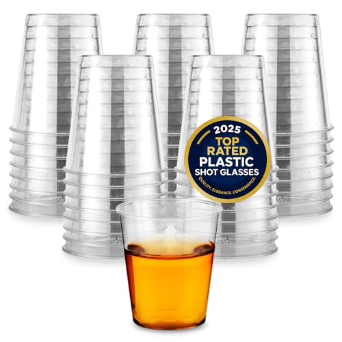 Stock Your Home 100 Pack / 1.5 ounces / Clear Shot Glasses