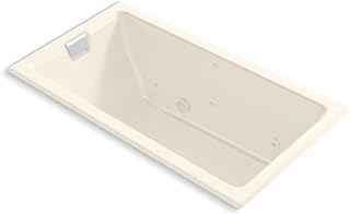 Kohler K-856-JH-96 Tea-for-Two Bathtub, Biscuit