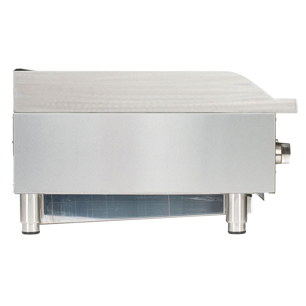 Food Equip Countertop 36" Cast Iron Radiant Gas Charbroiler by Globe – Stainless Steel, Metallic, Model GCB36G-CR