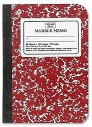 Mead Memo Book, Narrow Ruled, 80 Sheets, 5-1/2"x4", Assorted