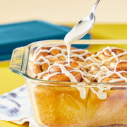 Pyrex Deep Glass Baking Dish with Lid, 9x13 Inch Casserole, Clear