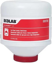 Ecolab Aquanomic 2.0 Low Temp Laundry Solid Break 6 Lb, Case Of 2