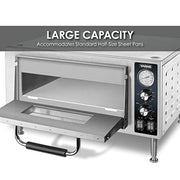 Waring Single Deck and Chamber / Silver / 7.0 cubic_feet Countertop Pizza Ovens